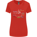 We Will Rock You Rock Country Punk Guitar Womens Wider Cut T-Shirt Red