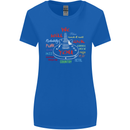 We Will Rock You Rock Country Punk Guitar Womens Wider Cut T-Shirt Royal Blue