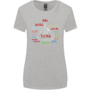 We Will Rock You Rock Country Punk Guitar Womens Wider Cut T-Shirt Sports Grey