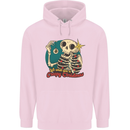 We Wish You a Creepy Christmas Skull Childrens Kids Hoodie Light Pink