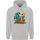 We Wish You a Creepy Christmas Skull Childrens Kids Hoodie Sports Grey