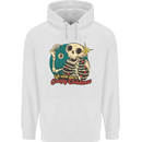 We Wish You a Creepy Christmas Skull Childrens Kids Hoodie White