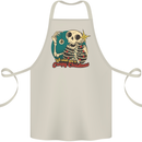 We Wish You a Creepy Christmas Skull Cotton Apron 100% Organic Natural