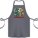 We Wish You a Creepy Christmas Skull Cotton Apron 100% Organic Steel