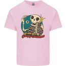 We Wish You a Creepy Christmas Skull Kids T-Shirt Childrens Light Pink