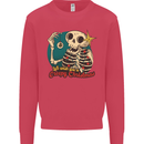 We Wish You a Creepy Christmas Skull Mens Sweatshirt Jumper Heliconia