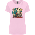 We Wish You a Creepy Christmas Skull Womens Wider Cut T-Shirt Light Pink