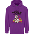 We Wish You a Pugly Christmas Funny Pug Childrens Kids Hoodie Purple