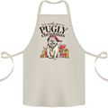 We Wish You a Pugly Christmas Funny Pug Cotton Apron 100% Organic Natural