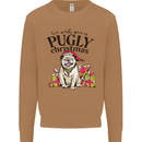 We Wish You a Pugly Christmas Funny Pug Mens Sweatshirt Jumper Caramel Latte