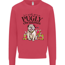 We Wish You a Pugly Christmas Funny Pug Mens Sweatshirt Jumper Heliconia