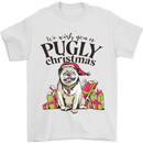 We Wish You a Pugly Christmas Funny Pug Mens T-Shirt Cotton Gildan White