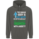 We're Basically Cucumbers With Anxiety Childrens Kids Hoodie Storm Grey