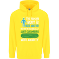 We're Basically Cucumbers With Anxiety Childrens Kids Hoodie Yellow