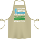 We're Basically Cucumbers With Anxiety Cotton Apron 100% Organic Khaki