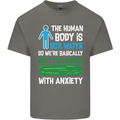 We're Basically Cucumbers With Anxiety Kids T-Shirt Childrens Charcoal