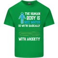 We're Basically Cucumbers With Anxiety Kids T-Shirt Childrens Irish Green