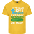 We're Basically Cucumbers With Anxiety Kids T-Shirt Childrens Yellow