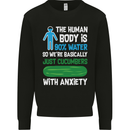 We're Basically Cucumbers With Anxiety Mens Sweatshirt Jumper Black