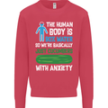 We're Basically Cucumbers With Anxiety Mens Sweatshirt Jumper Heliconia