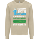 We're Basically Cucumbers With Anxiety Mens Sweatshirt Jumper Sand