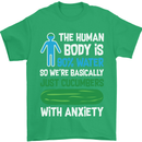 We're Basically Cucumbers With Anxiety Mens T-Shirt Cotton Gildan Irish Green