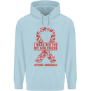 Wear Red For My Girlfriend Stroke Awareness Childrens Kids Hoodie Light Blue