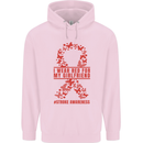Wear Red For My Girlfriend Stroke Awareness Childrens Kids Hoodie Light Pink