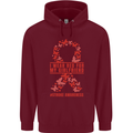Wear Red For My Girlfriend Stroke Awareness Childrens Kids Hoodie Maroon