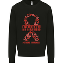 Wear Red For My Girlfriend Stroke Awareness Kids Sweatshirt Jumper Black