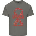 Wear Red For My Girlfriend Stroke Awareness Kids T-Shirt Childrens Charcoal