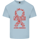Wear Red For My Girlfriend Stroke Awareness Kids T-Shirt Childrens Light Blue