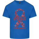 Wear Red For My Girlfriend Stroke Awareness Kids T-Shirt Childrens Royal Blue