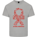 Wear Red For My Girlfriend Stroke Awareness Kids T-Shirt Childrens Sports Grey