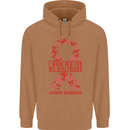 Wear Red For My Girlfriend Stroke Awareness Mens 80% Cotton Hoodie Caramel Latte