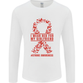 Wear Red For My Girlfriend Stroke Awareness Mens Long Sleeve T-Shirt White