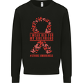 Wear Red For My Girlfriend Stroke Awareness Mens Sweatshirt Jumper Black