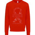 Wear Red For My Girlfriend Stroke Awareness Mens Sweatshirt Jumper Bright Red