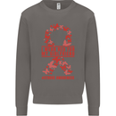 Wear Red For My Girlfriend Stroke Awareness Mens Sweatshirt Jumper Charcoal