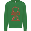 Wear Red For My Girlfriend Stroke Awareness Mens Sweatshirt Jumper Irish Green