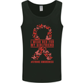 Wear Red For My Girlfriend Stroke Awareness Mens Vest Tank Top Black