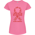 Wear Red For My Girlfriend Stroke Awareness Womens Petite Cut T-Shirt Azalea