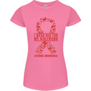 Wear Red For My Girlfriend Stroke Awareness Womens Petite Cut T-Shirt Azalea