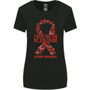 Wear Red For My Girlfriend Stroke Awareness Womens Wider Cut T-Shirt Black