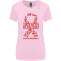 Wear Red For My Girlfriend Stroke Awareness Womens Wider Cut T-Shirt Light Pink