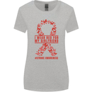 Wear Red For My Girlfriend Stroke Awareness Womens Wider Cut T-Shirt Sports Grey