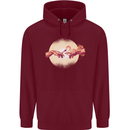 Weed Creation Funny Cannabis Drug Culture Childrens Kids Hoodie Maroon