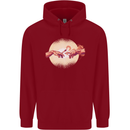 Weed Creation Funny Cannabis Drug Culture Childrens Kids Hoodie Red