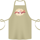 Weed Creation Funny Cannabis Drug Culture Cotton Apron 100% Organic Khaki