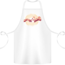 Weed Creation Funny Cannabis Drug Culture Cotton Apron 100% Organic White